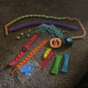 Vibrant Multi-Color Fidget Toy Collection